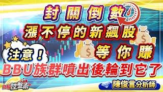 飆股控盤術 陳俊言分析師 【封關倒數 漲不停的新飆股等你賺 注意！BBU族群噴出後輪到它了】2024.12.26