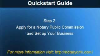 Mobile Notary Public Quickstart Guide 3 Apply for a Commission