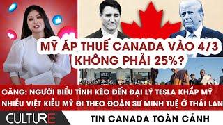 KHOẢN TIỀN người Canada NHẬN Tháng 3; Trump áp thuế Canada giúp CẢI CÁCH KINH TẾ? | TIN CANADA 3/3