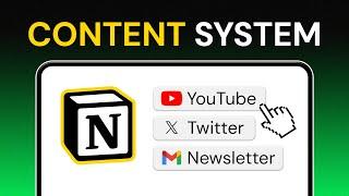 My SECRET Content Creator Notion Template (Full Tour)