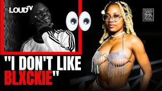 AZANIAN DOLL Reveals Why She Doesn't Like BLXCKIE | LOUDTV Rap