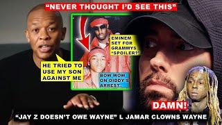 Dre Sued for $10 mil: Dre Reacts, Eminem GRAMMYs Prediction  , L Jamar SLAMS Wayne Over SB Backlash