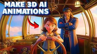 The EASIEST way to create 3D Animated Stories using FREE AI tools