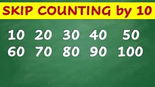 Skip Counting by 10 up to 100 | Skip Counting for Kids | Abakada