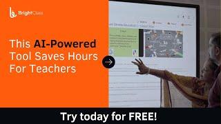 Best AI Tool for Teachers | BrightClass | Try it for Free