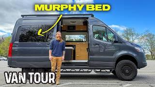 Could THIS Be Your Next Van Life Home? Sprinter 4x4 with Hidden Murphy Bed!