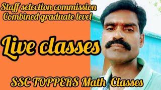 SSC CGL TOPPER CLASSES||SSC CHSL MATH'S CLASSES||