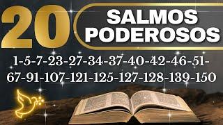 Os 20 Salmos poderosos para abençoar várias áreas da sua vida. #oração #salmos