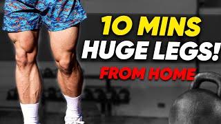 INTENSE 10 MIN LEG WORKOUT (AT HOME NO EQUIPMENT)