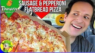 Panera Bread® SAUSAGE & PEPPERONI FLATBREAD PIZZA Review ‍ | Peep THIS Out! ️‍️