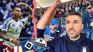 BITTERES 2:2 & VAR der BRUTALSTEN Art! HSV vs. SC Paderborn Stadionvlog