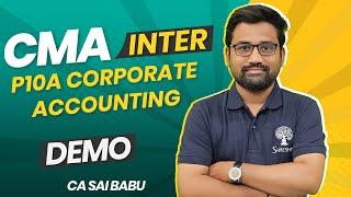 P10A Corporate Accounting | DEC 2024 | June 2025 | DEMO VIDEO | CMA INTER