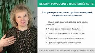 Выбор профессии в натальной карте.