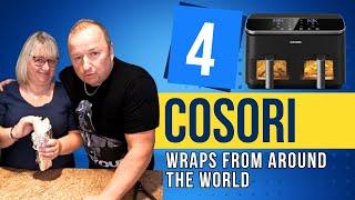 4 Cosori Airfryer Tasty Wraps From Around the World