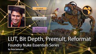 #Nuke Essentials: 02 LUT, Premultiplication and Reformat