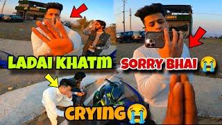 SORRY BHAI @aalyanvlogs1299 ||CRYING||LADAI KHATM Ducati bike