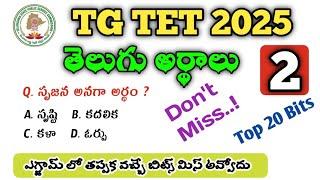 TS TET 2025 | Telugu model paper | TG DSC | TG TET + DSC | TET | #tgtet #tstetmodelquestions #tstet