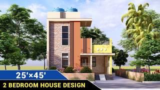 25×45 house plan with car parking | 25×45 house design | 25×45 house plan #home #housedesign