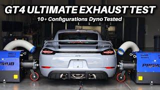 Testing Every Porsche 718 Cayman GT4 Exhaust & Sound On Dyno | Soul Performance