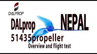 DALProp NEPAL N1 51435 5.1 Inch Freestyle Sweepback 3-Blade Propeller POPO