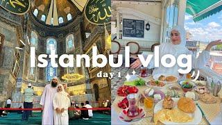 Istanbul Vlog| Hagia Sophia & Turkish breakfast with a view!