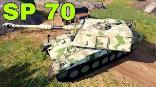 Tank Company SP 70 , WoT Blitz WZ-111 model 5A Gameplay