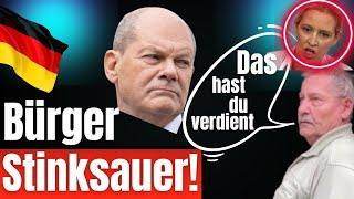 Heftig️Afd wächst, Olaf Scholz angezeigt und Bürger sagen selber Schuld️