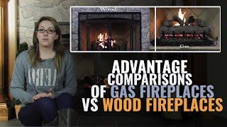 Advantage Comparisons of Gas Fireplaces vs Wood Fireplaces