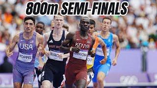 Emmanuel Wanyonyi, Marco Arop & SEDJATI Djamel Win Men's 800m Semi-Finals:2024 Paris Olympics