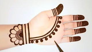 Easy Beautiful Fullhand mehndi designs trick || Simple mehandi design || mehndi || Shab's Creation