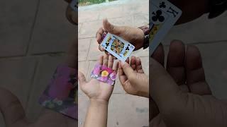 amazing Card change|crazy sleight of Card tricks #magic #trending #MDHM