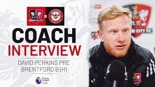  David Perkins pre Brentford B (H) | Exeter City Football Club