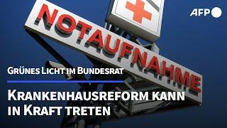 Krankenhausreform kann in Kraft treten | AFP