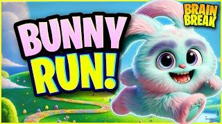  Bunny Run  Easter Brain Break  Easter Chase for Kids  Just Dance  Danny Go Noodle