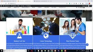 Demo Setup using medical hub WordPress theme