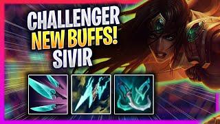 KOREAN CHALLENGER TRIES SIVIR WITH NEW BUFFS! - Korean Challenger Plays Sivir ADC vs Caitlyn!