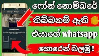 whatsapp new update | mobile secrets | panda tech | ෆොන් නොම්බරේ තිබ්බනම් එයාගෙ whatsapp එක අපේ අතේ