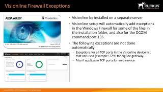 Visionline and Lock Service 3G SW installation Demonstration