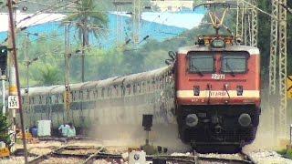 INDIAN RAILWAYS HIGH SPEED WAP4 COMPILATION OF BEST MOMENTS PART 1