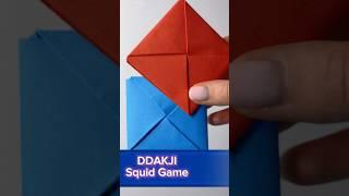 DIY Squid Game DDAKJI toy origami