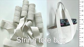 How to sew string tote bag?  Best bag for summer ️