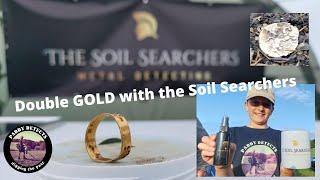 Double GOLD on the Soil Searchers weekender. Metal Detecting UK. Real Metal Detecting. XP Deus.