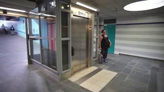 Sweden, Stockholm, Fridhemsplan, 2X elevator, subway ride to Thorildsplan