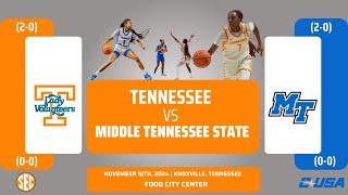 Tennessee vs Middle Tennessee State | NCAA Women's Basketball | 11.12.24