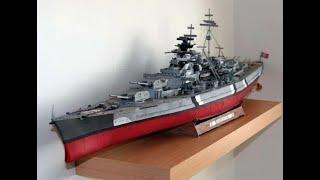 1:200 scale - Bismark - Paper Model (part one)