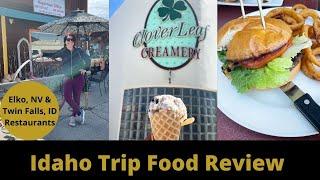 Twin Falls, ID Trip | Episode 3: Food review of Restaurants I ate at in Elko, NV & Twin Falls, ID