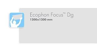 Ecophon Focus™ Dg 1200x1200 mm installation