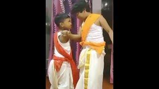 Padakali  (Yodha) dancing for evergreen song of Lalettan and Jagathi chettan/ Kids dance