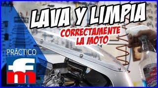 Cómo lavar y limpiar tu moto correctamente