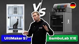 UltiMaker S7 vs. Bambu Lab X1E - Kann der X1E da wirklich mithalten? - Deutsch OKM3D